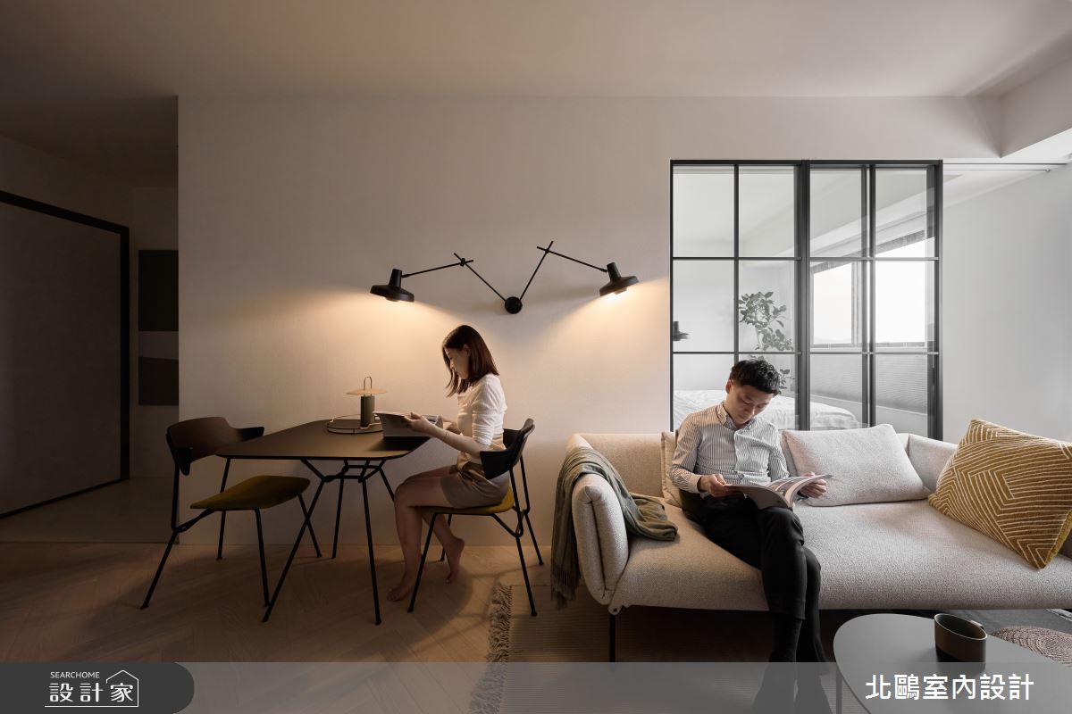 13坪新成屋(5年以下)＿北歐風客廳餐廳案例圖片＿北鷗室內設計＿北鷗_72Paul House之22