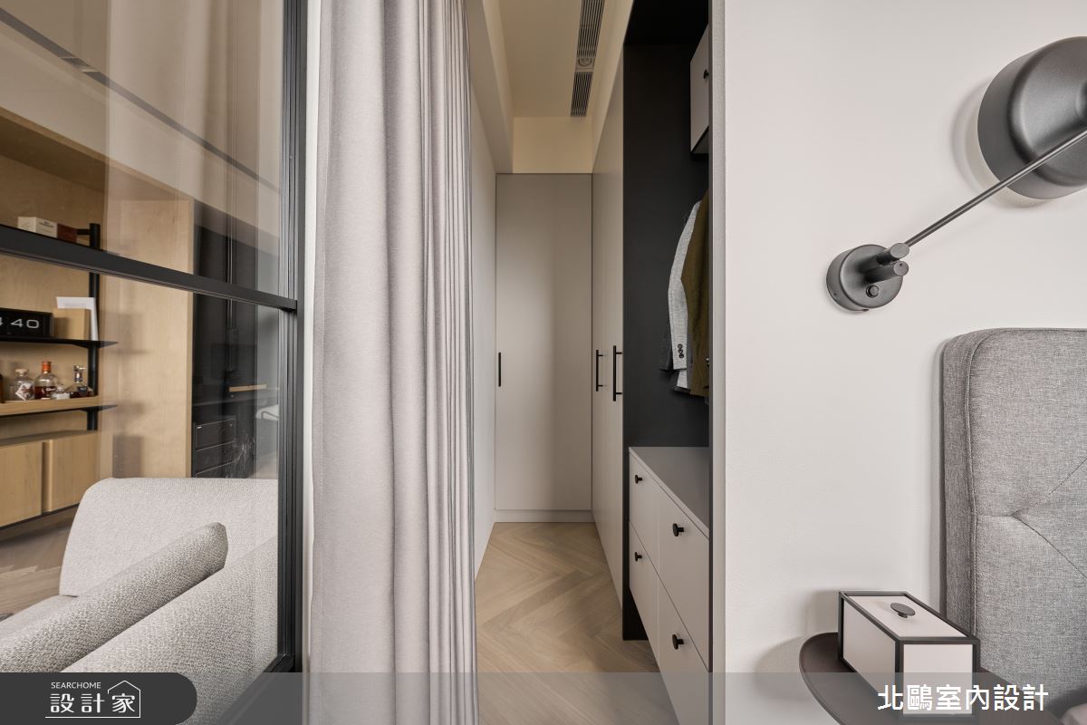 13坪新成屋(5年以下)＿北歐風更衣間案例圖片＿北鷗室內設計＿北鷗_72Paul House之24
