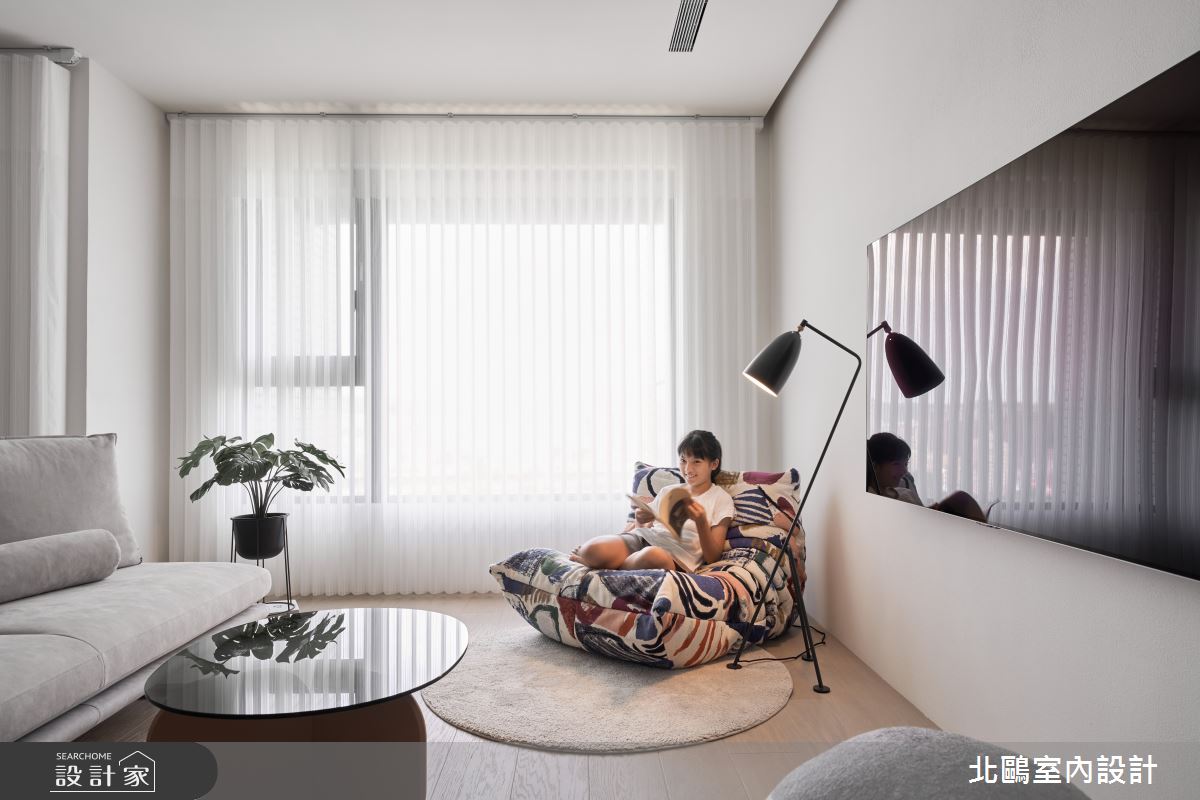 27坪新成屋(5年以下)＿北歐風客廳案例圖片＿北鷗室內設計＿北鷗_73Ariel House之6