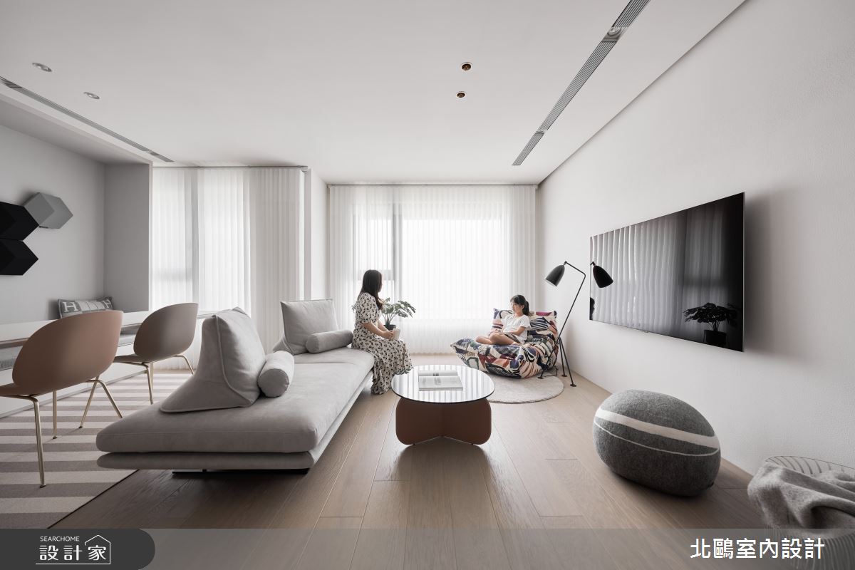 27坪新成屋(5年以下)＿北歐風客廳餐廳案例圖片＿北鷗室內設計＿北鷗_73Ariel House之7