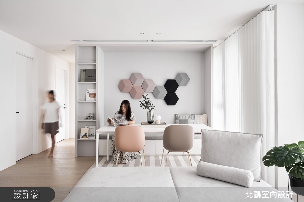 27坪新成屋(5年以下)＿北歐風客廳餐廳案例圖片＿北鷗室內設計＿北鷗_73Ariel House之12
