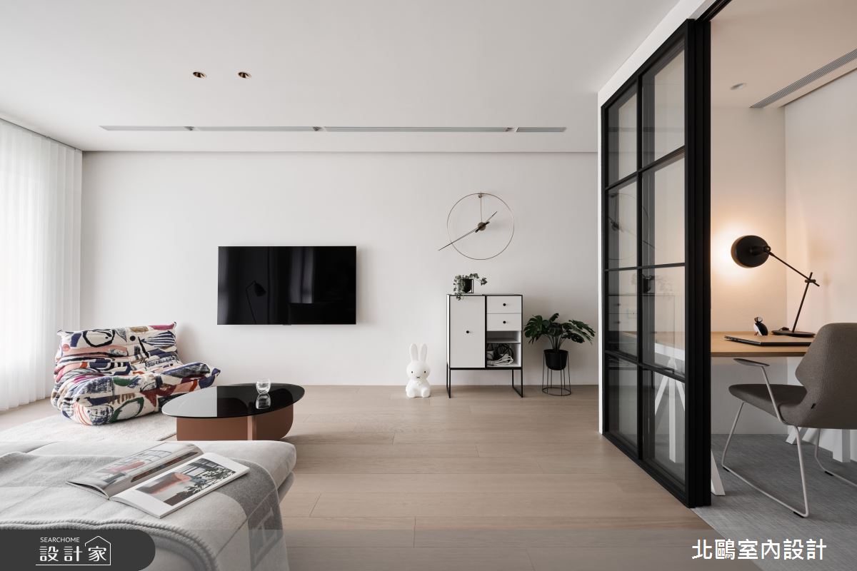 27坪新成屋(5年以下)＿北歐風客廳餐廳書房案例圖片＿北鷗室內設計＿北鷗_73Ariel House之17