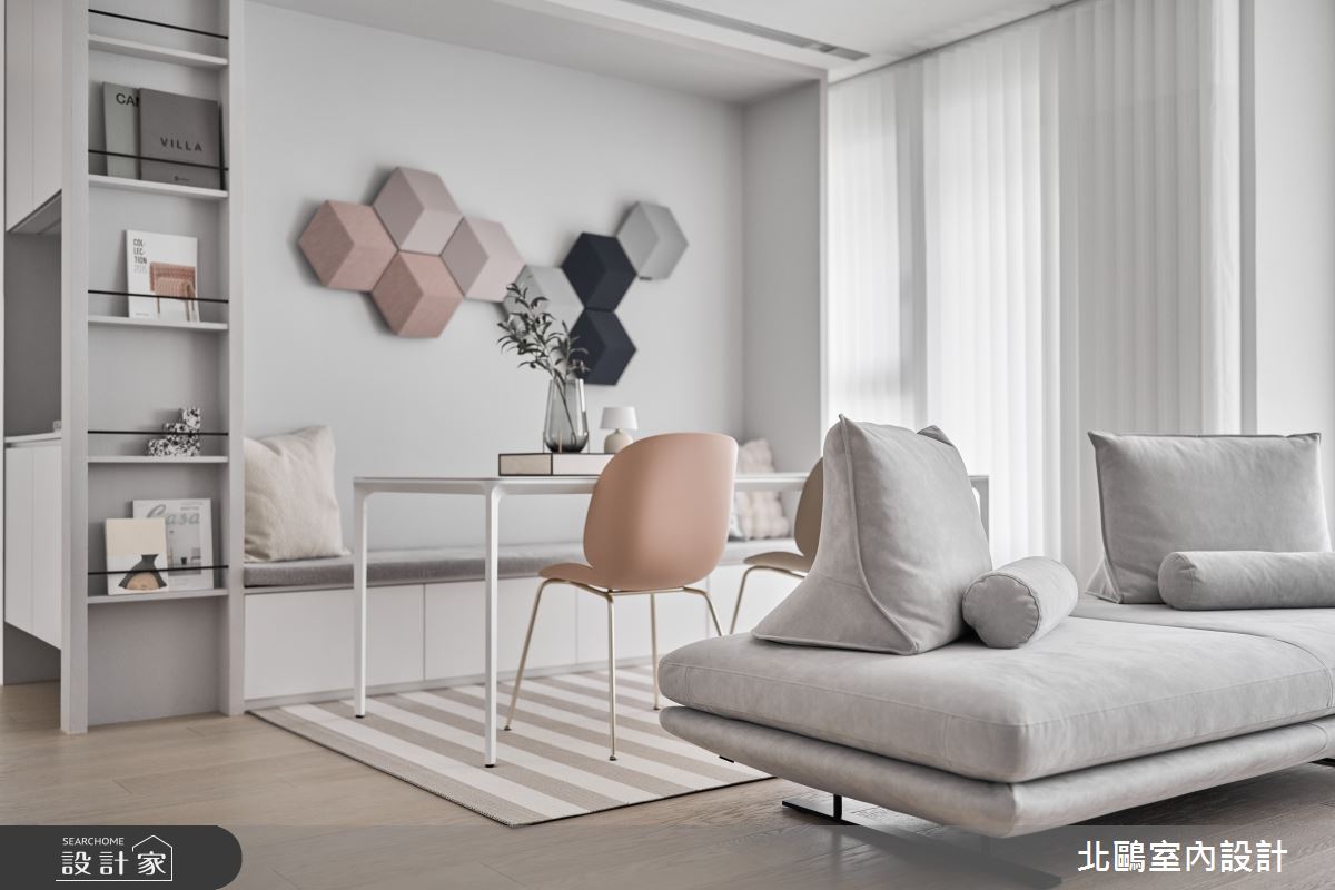 27坪新成屋(5年以下)＿北歐風客廳餐廳案例圖片＿北鷗室內設計＿北鷗_73Ariel House之14