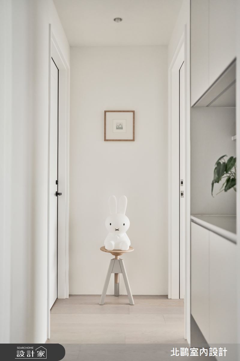27坪新成屋(5年以下)＿北歐風走廊案例圖片＿北鷗室內設計＿北鷗_73Ariel House之23