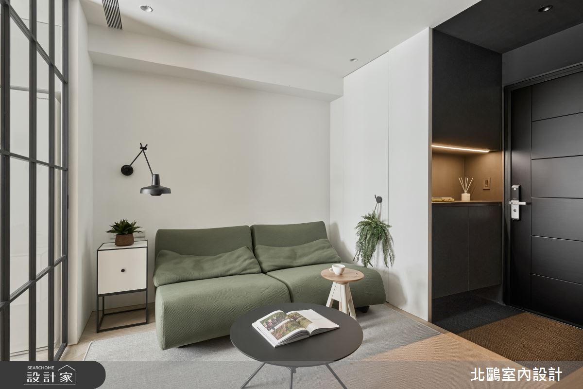 10坪新成屋(5年以下)＿北歐風玄關客廳案例圖片＿北鷗室內設計＿北鷗_74Enfys House之3