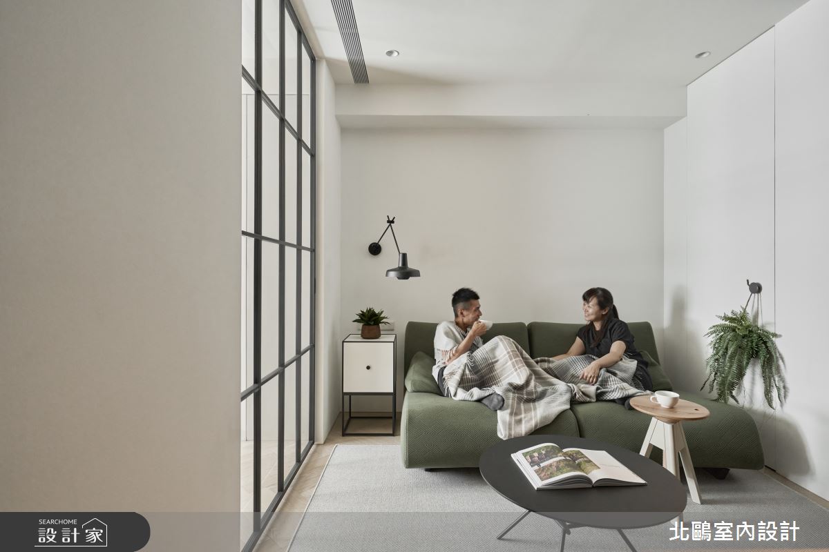 10坪新成屋(5年以下)＿北歐風客廳案例圖片＿北鷗室內設計＿北鷗_74Enfys House之10
