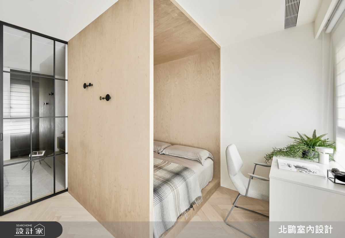 10坪新成屋(5年以下)＿北歐風臥室案例圖片＿北鷗室內設計＿北鷗_74Enfys House之21