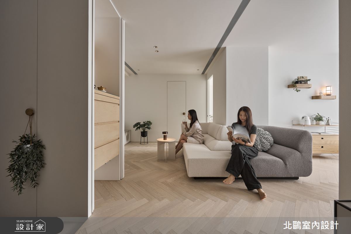 16坪新成屋(5年以下)＿北歐風客廳案例圖片＿北鷗室內設計＿北鷗_75Tali House之3