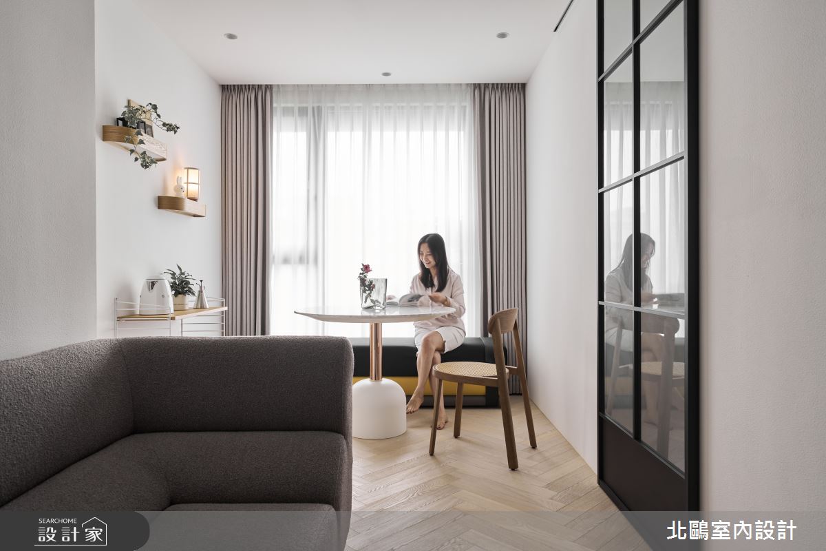 16坪新成屋(5年以下)＿北歐風客廳案例圖片＿北鷗室內設計＿北鷗_75Tali House之11