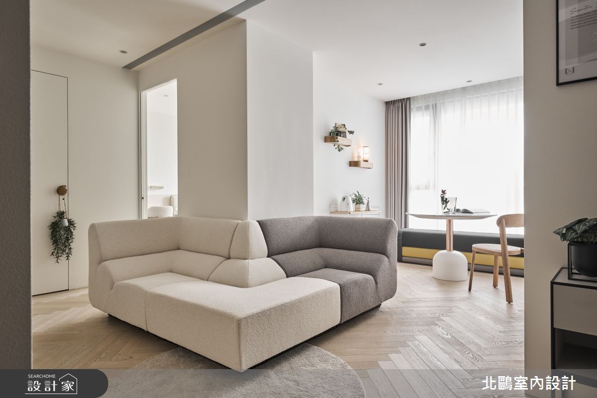 16坪新成屋(5年以下)＿北歐風客廳案例圖片＿北鷗室內設計＿北鷗_75Tali House之9