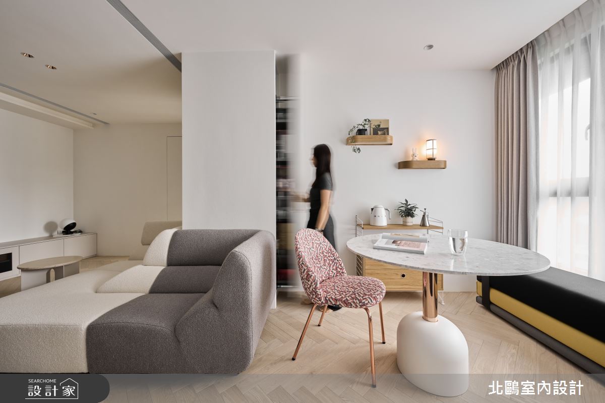 16坪新成屋(5年以下)＿北歐風客廳案例圖片＿北鷗室內設計＿北鷗_75Tali House之13