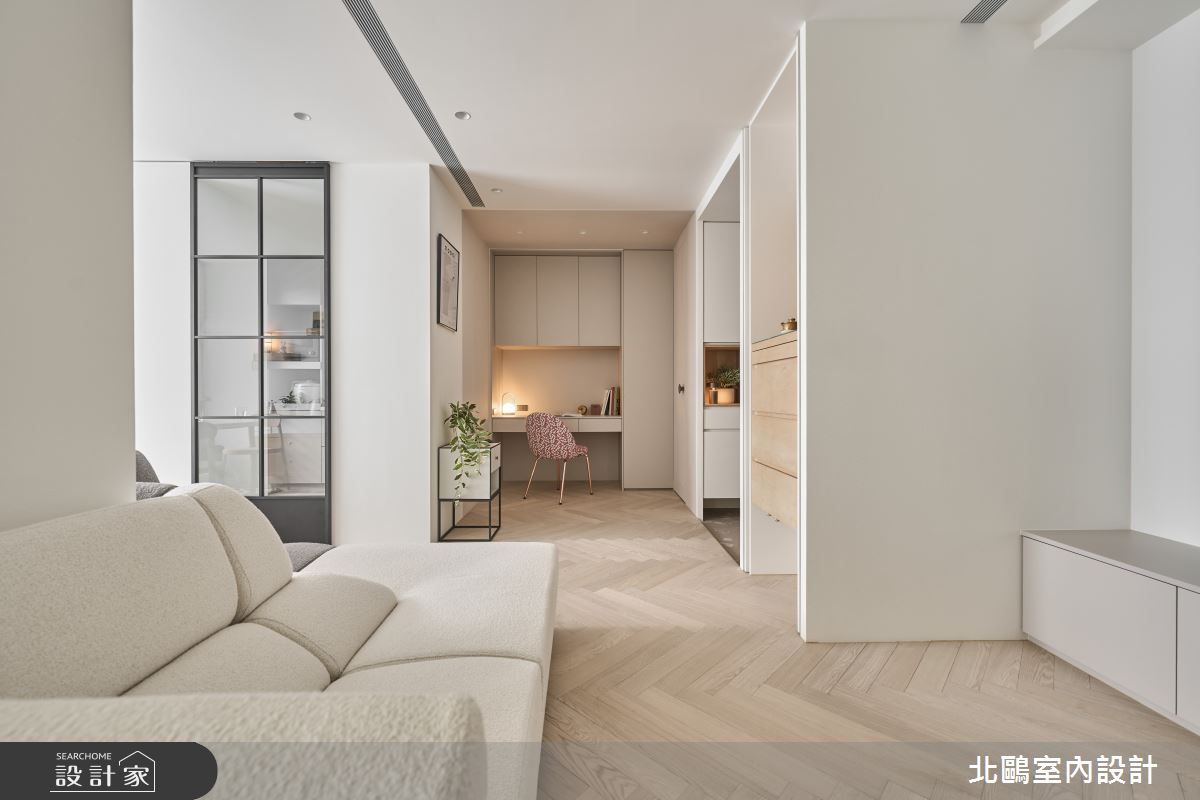 16坪新成屋(5年以下)＿北歐風客廳案例圖片＿北鷗室內設計＿北鷗_75Tali House之4