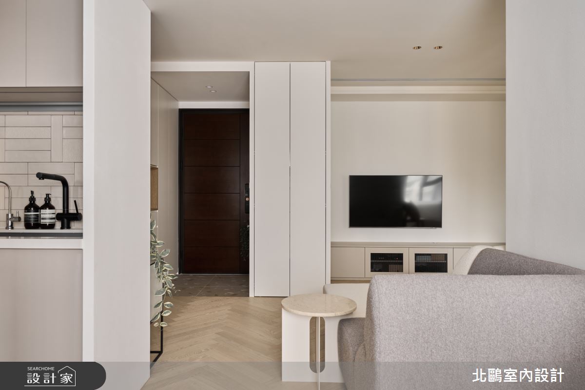 16坪新成屋(5年以下)＿北歐風玄關客廳案例圖片＿北鷗室內設計＿北鷗_75Tali House之17