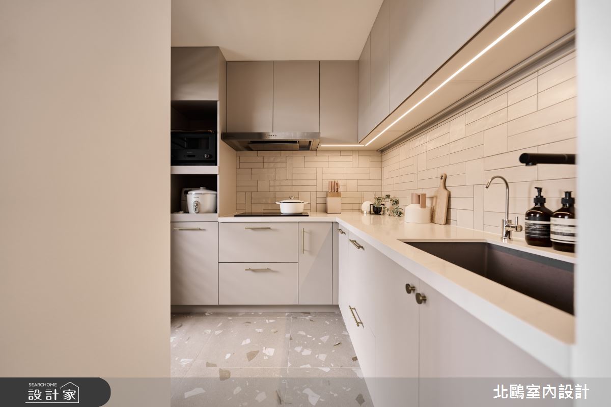 16坪新成屋(5年以下)＿北歐風廚房案例圖片＿北鷗室內設計＿北鷗_75Tali House之18