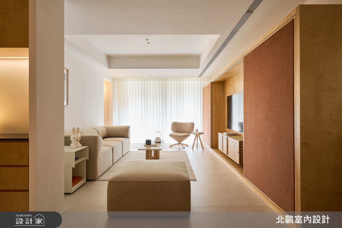 34坪新古屋(10年以下)＿北歐風客廳案例圖片＿北鷗室內設計＿北鷗_76Amala Crystal House之5