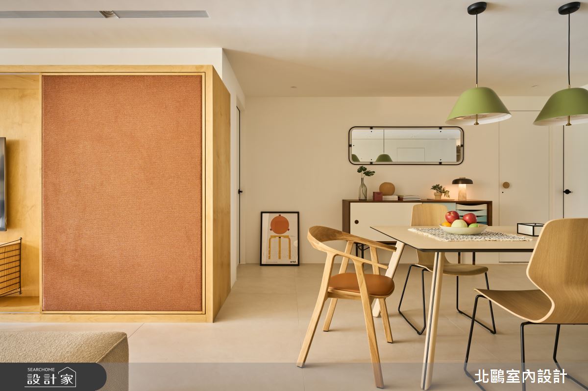 34坪新古屋(10年以下)＿北歐風客廳餐廳案例圖片＿北鷗室內設計＿北鷗_76Amala Crystal House之14