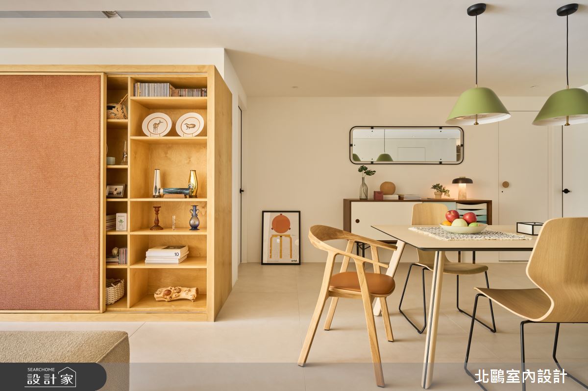 34坪新古屋(10年以下)＿北歐風客廳餐廳案例圖片＿北鷗室內設計＿北鷗_76Amala Crystal House之15