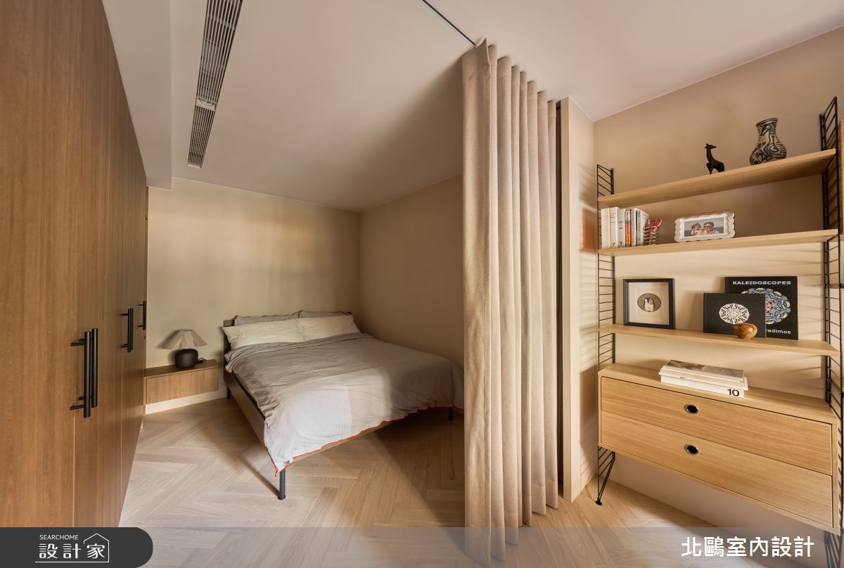 34坪新古屋(10年以下)＿北歐風臥室案例圖片＿北鷗室內設計＿北鷗_76Amala Crystal House之24