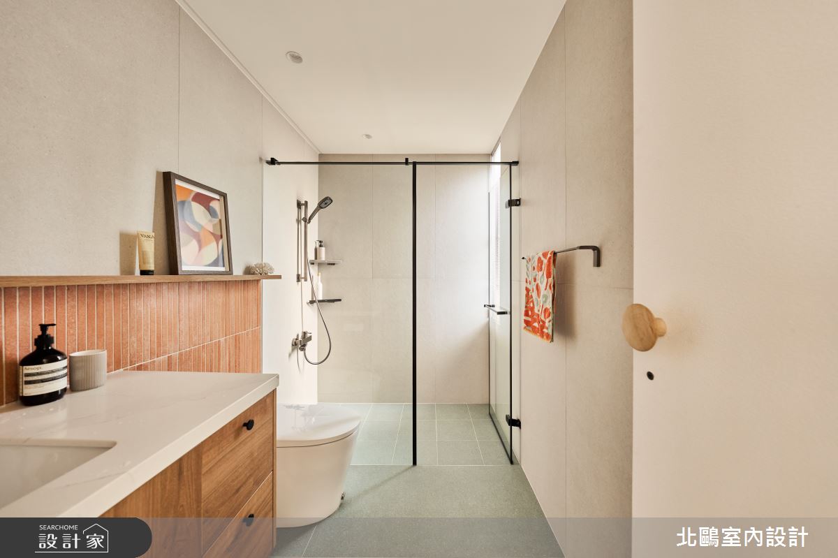 34坪新古屋(10年以下)＿北歐風浴室案例圖片＿北鷗室內設計＿北鷗_76Amala Crystal House之26