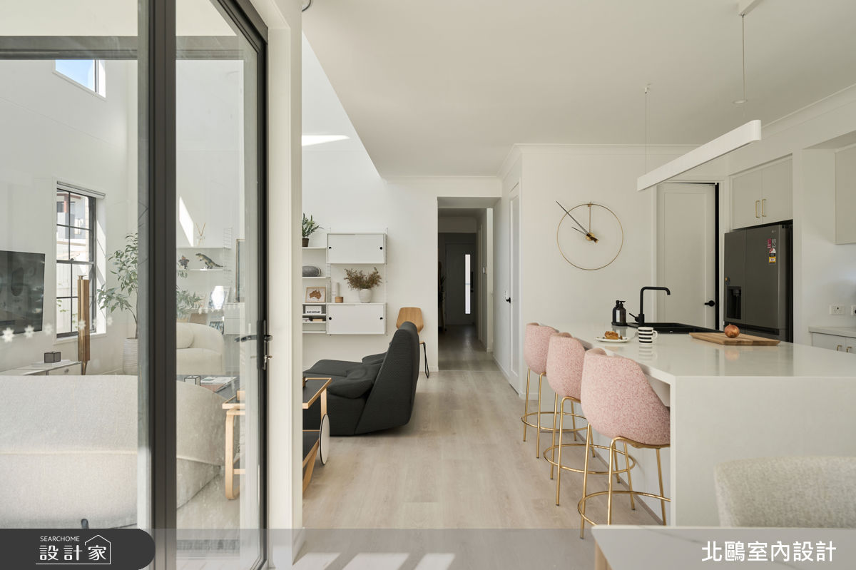 34坪毛胚屋＿北歐風客廳中島案例圖片＿北鷗室內設計＿北鷗_80Brisbane House之9