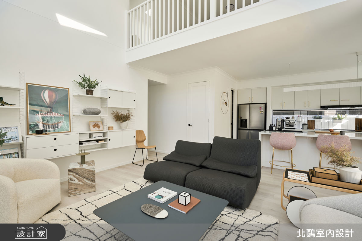 34坪毛胚屋＿北歐風客廳廚房中島案例圖片＿北鷗室內設計＿北鷗_80Brisbane House之13