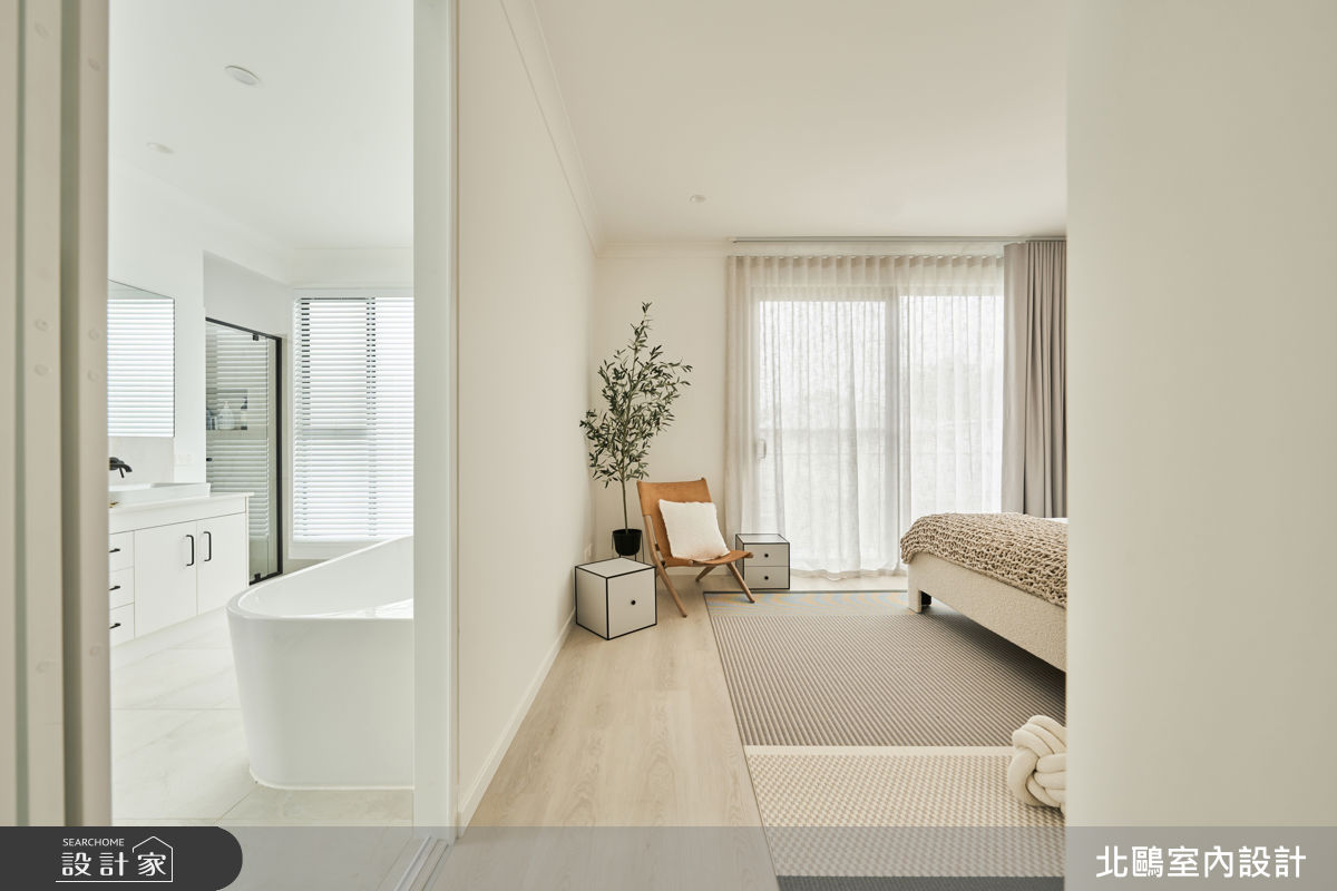 34坪毛胚屋＿北歐風臥室浴室案例圖片＿北鷗室內設計＿北鷗_80Brisbane House之60