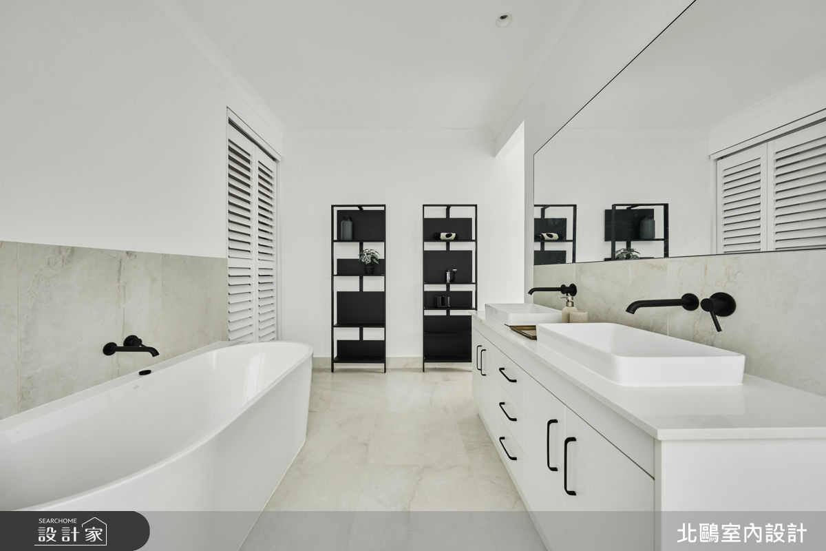 34坪毛胚屋＿北歐風浴室案例圖片＿北鷗室內設計＿北鷗_80Brisbane House之25