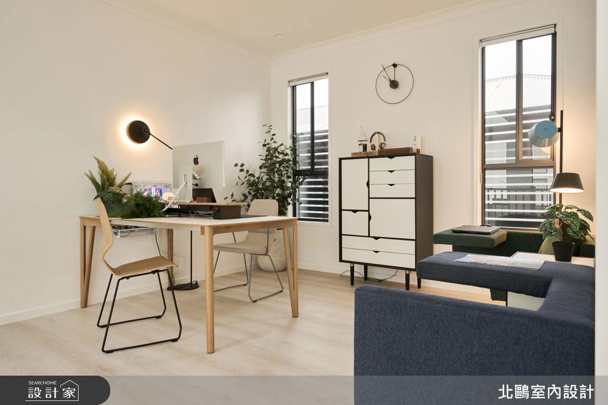 34坪毛胚屋＿北歐風書房案例圖片＿北鷗室內設計＿北鷗_80Brisbane House之32