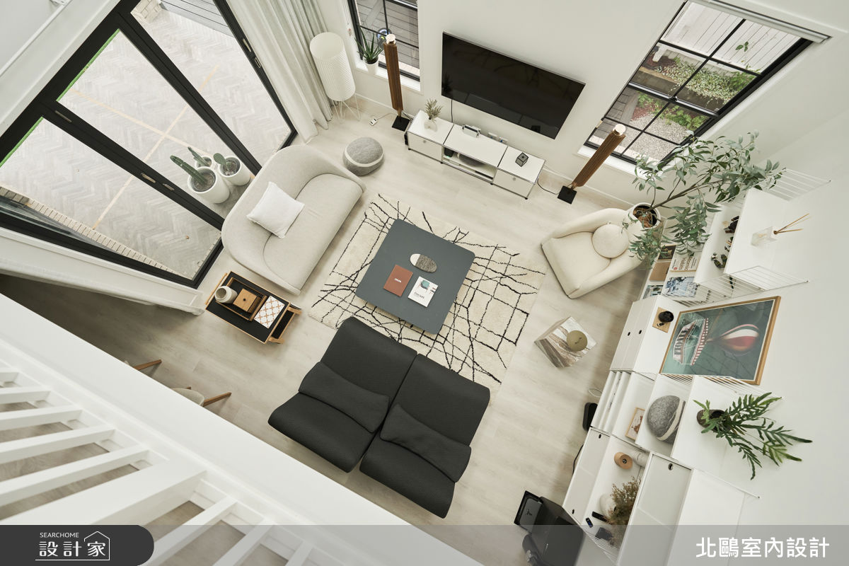 34坪毛胚屋＿北歐風客廳案例圖片＿北鷗室內設計＿北鷗_80Brisbane House之16