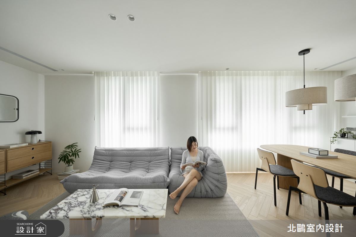 新成屋(5年以下)＿北歐風客廳餐廳案例圖片＿北鷗室內設計＿北鷗_77Suzy House之10