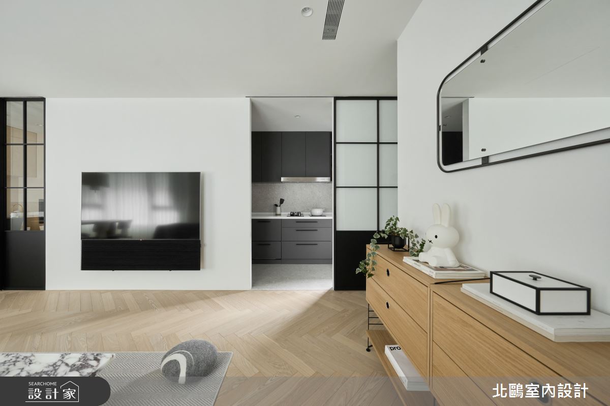 新成屋(5年以下)＿北歐風客廳廚房案例圖片＿北鷗室內設計＿北鷗_77Suzy House之16