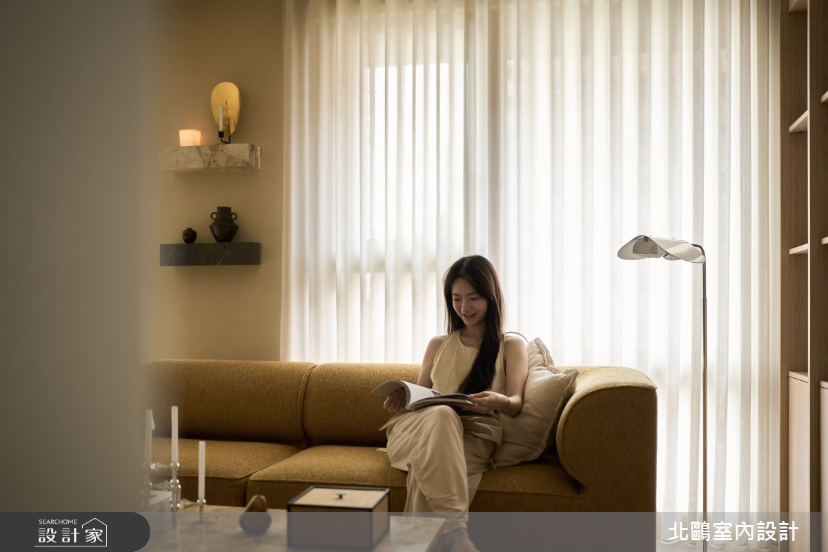 15坪新成屋(5年以下)＿北歐風客廳案例圖片＿北鷗室內設計＿北鷗_79Little Copenhagen之21