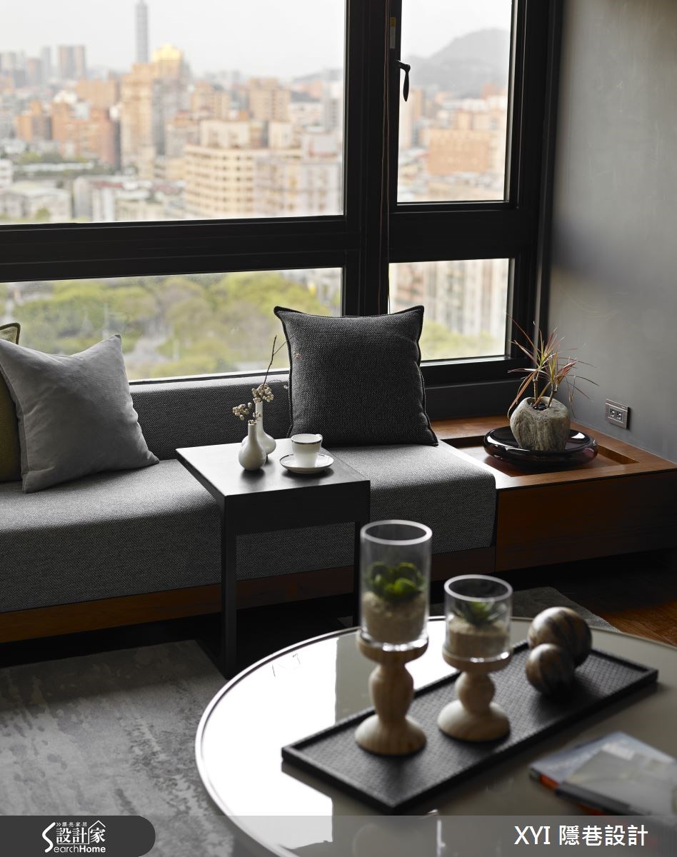 中古屋(5~15年)＿現代風客廳臥榻案例圖片＿隱巷設計顧問有限公司＿隱巷_02木香苒苒之5