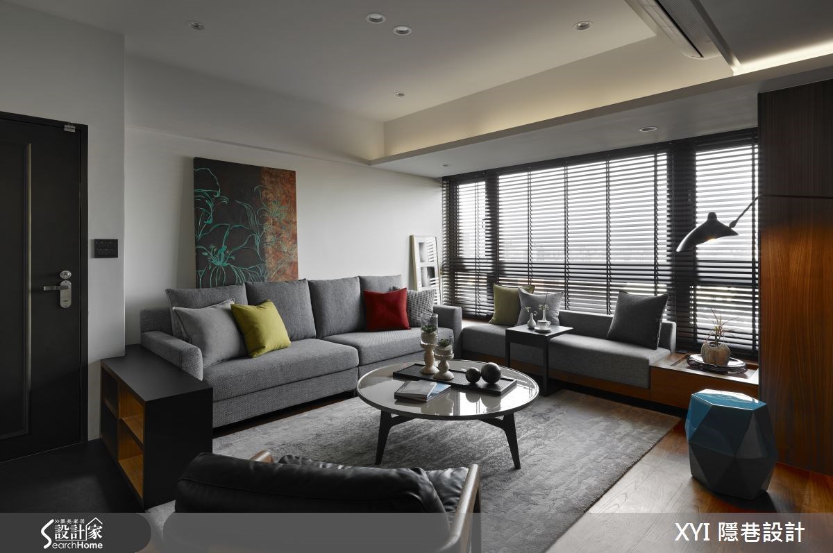 中古屋(5~15年)＿現代風客廳臥榻案例圖片＿隱巷設計顧問有限公司＿隱巷_02木香苒苒之7