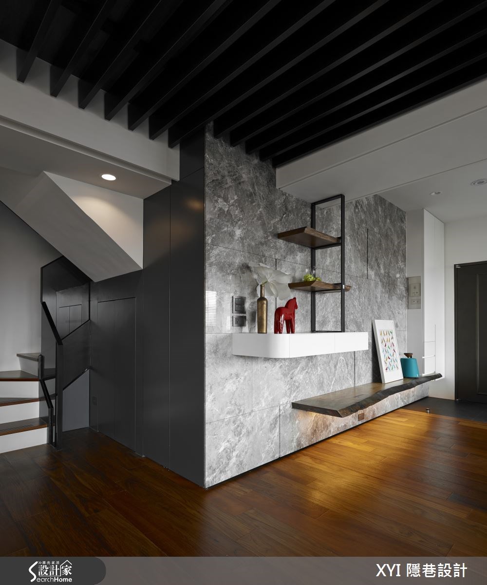 中古屋(5~15年)＿現代風樓梯案例圖片＿隱巷設計顧問有限公司＿隱巷_02木香苒苒之16