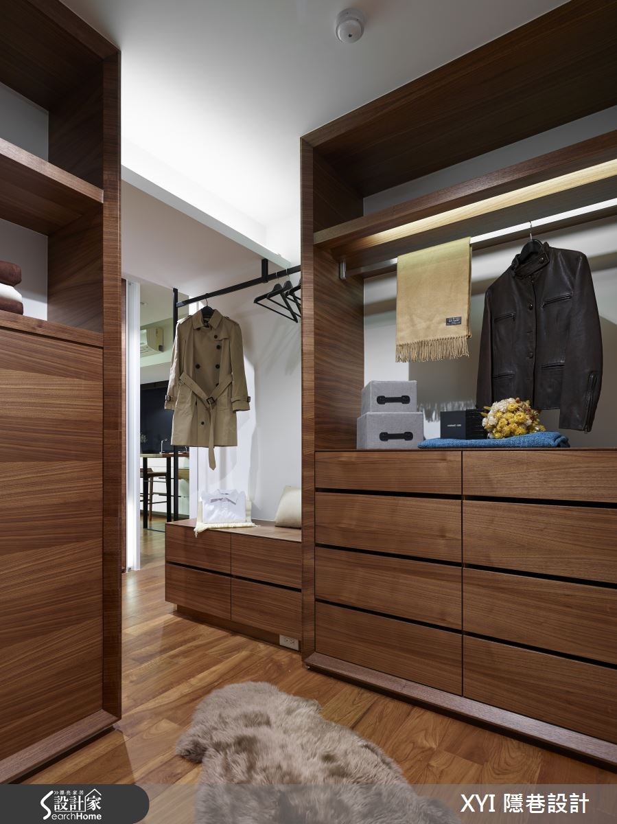 中古屋(5~15年)＿現代風更衣間案例圖片＿隱巷設計顧問有限公司＿隱巷_02木香苒苒之33