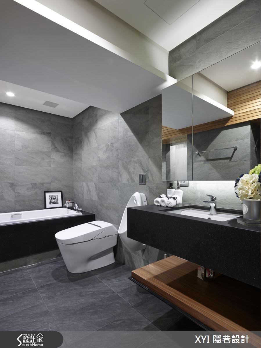 中古屋(5~15年)＿現代風浴室案例圖片＿隱巷設計顧問有限公司＿隱巷_02木香苒苒之34
