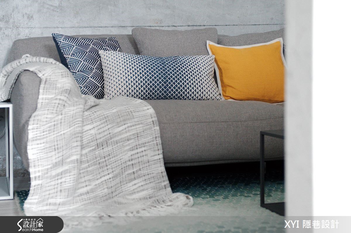 12坪新成屋(5年以下)＿現代風客廳案例圖片＿隱巷設計顧問有限公司＿隱巷_03徊香之5