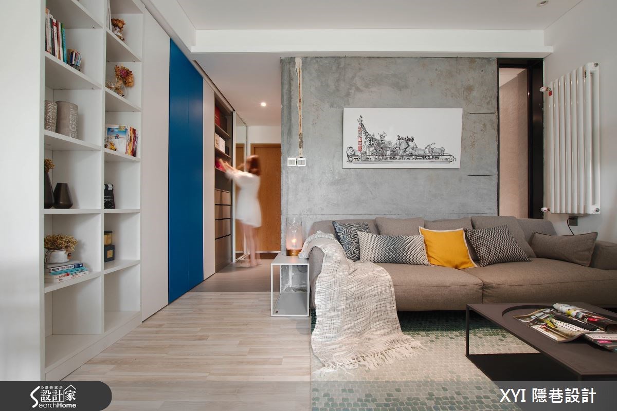 12坪新成屋(5年以下)＿現代風客廳案例圖片＿隱巷設計顧問有限公司＿隱巷_03徊香之6