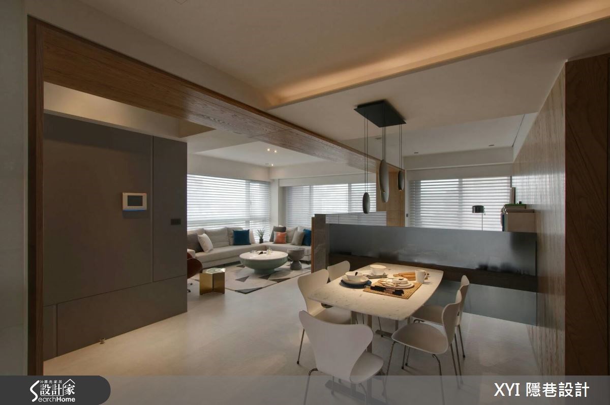 36坪新成屋(5年以下)＿混搭風餐廳案例圖片＿隱巷設計顧問有限公司＿隱巷_04台北Viva city之5