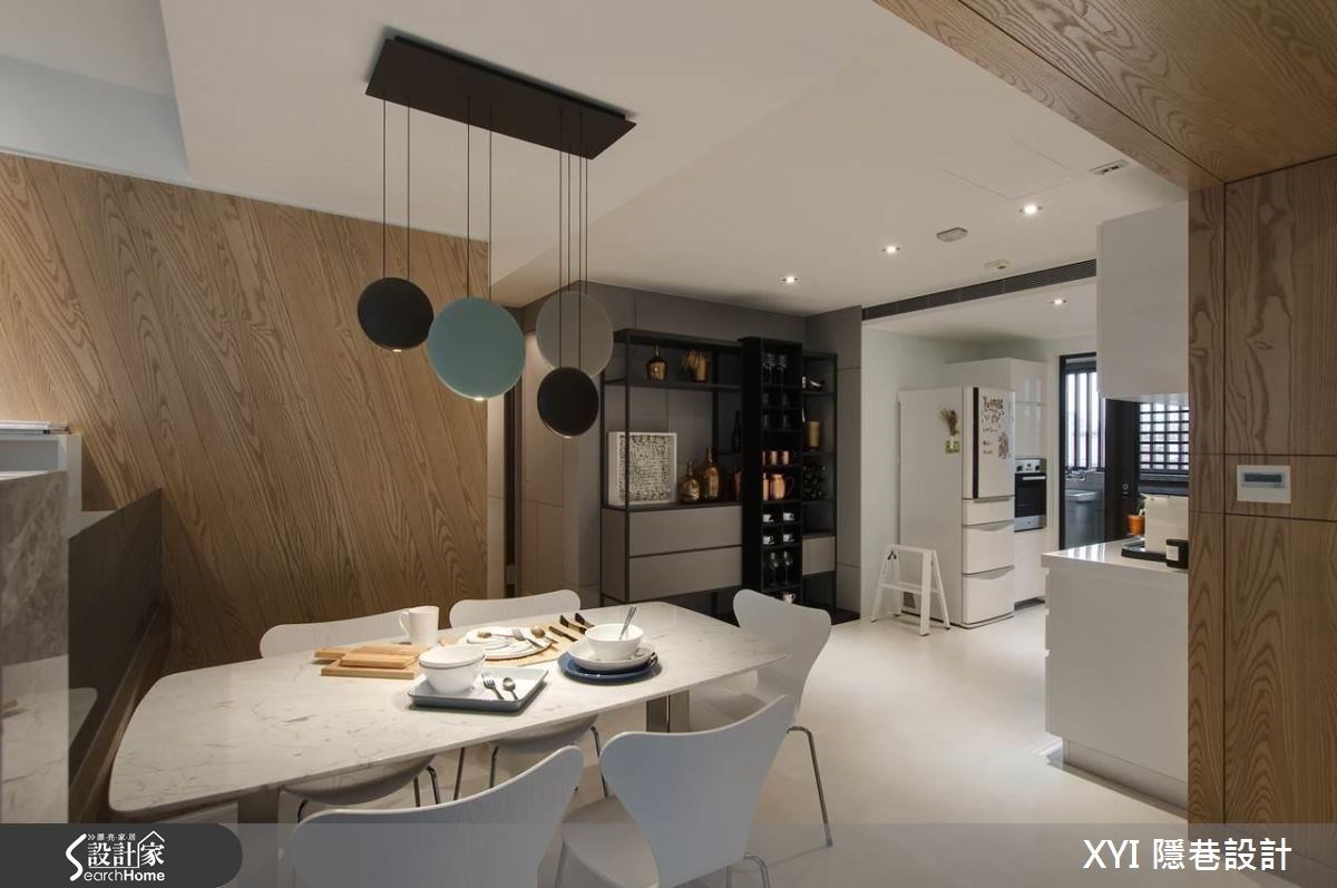 36坪新成屋(5年以下)＿混搭風餐廳案例圖片＿隱巷設計顧問有限公司＿隱巷_04台北Viva city之8