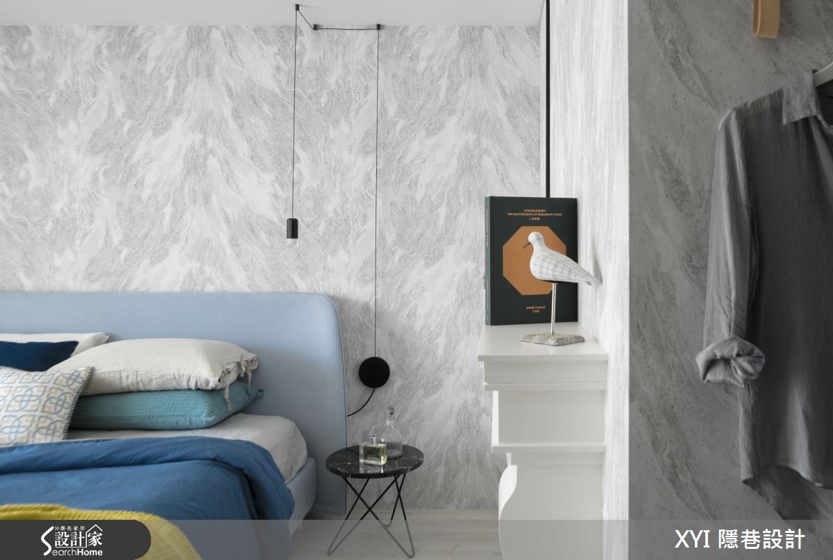 36坪新成屋(5年以下)＿混搭風臥室案例圖片＿隱巷設計顧問有限公司＿隱巷_04台北Viva city之10