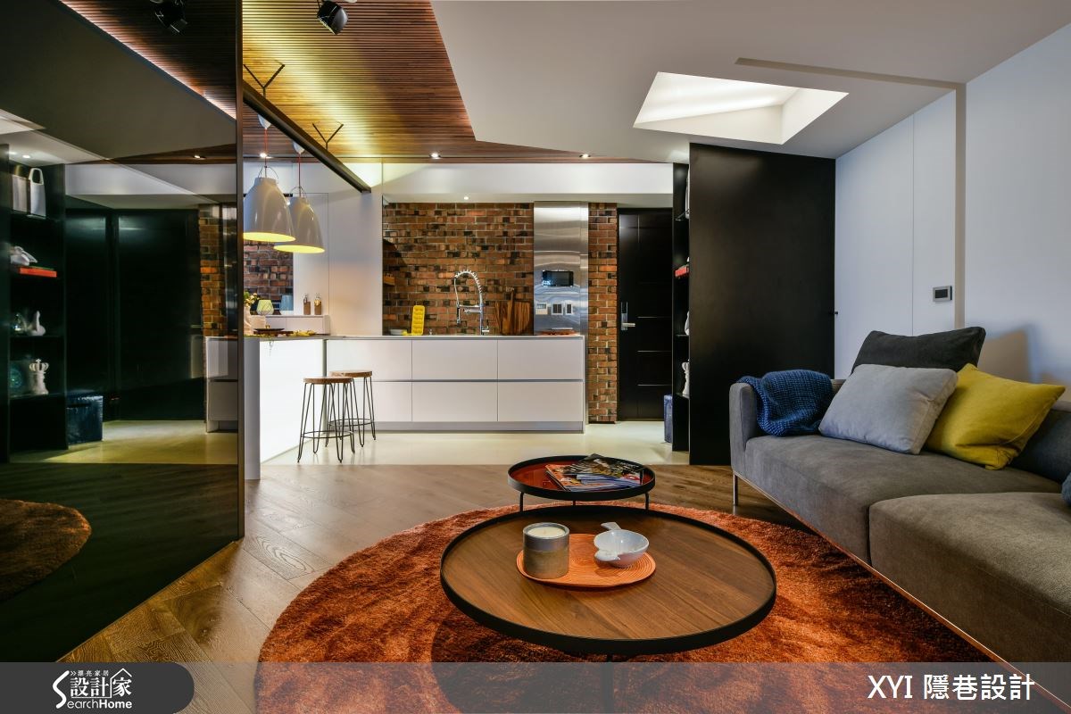 65坪新成屋(5年以下)＿現代風客廳吧檯案例圖片＿隱巷設計顧問有限公司＿隱巷_07淡水盧邸之14