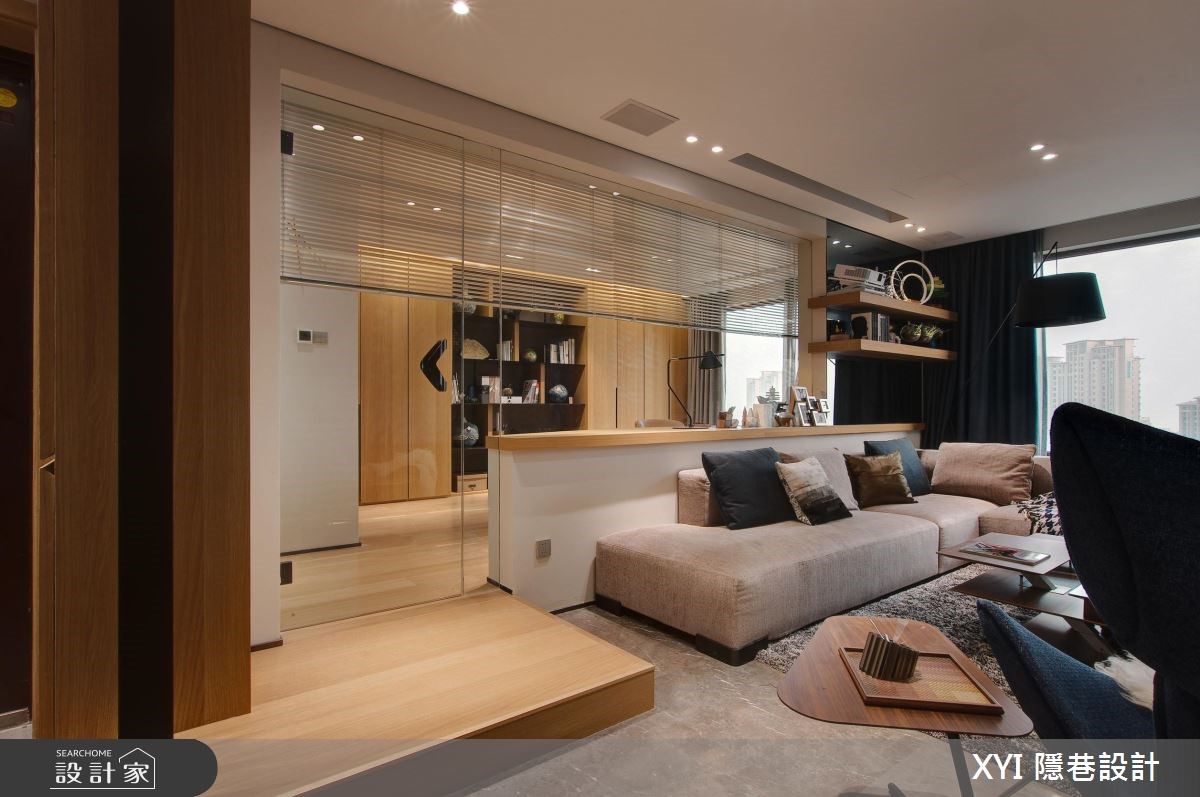 新成屋(5年以下)＿現代風客廳案例圖片＿隱巷設計顧問有限公司＿隱巷_05青島漫月山之3