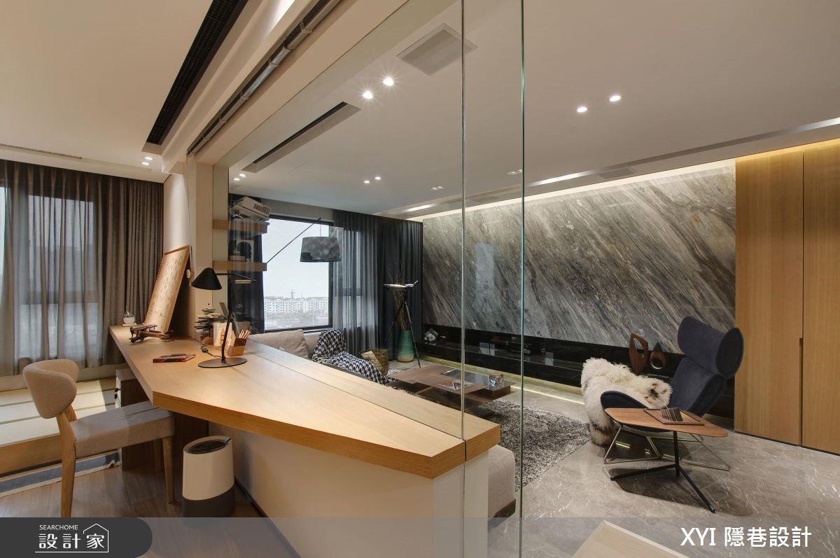 新成屋(5年以下)＿現代風書房案例圖片＿隱巷設計顧問有限公司＿隱巷_05青島漫月山之4