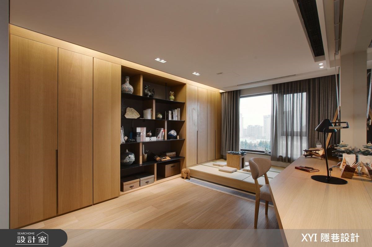 新成屋(5年以下)＿現代風書房臥榻案例圖片＿隱巷設計顧問有限公司＿隱巷_05青島漫月山之5