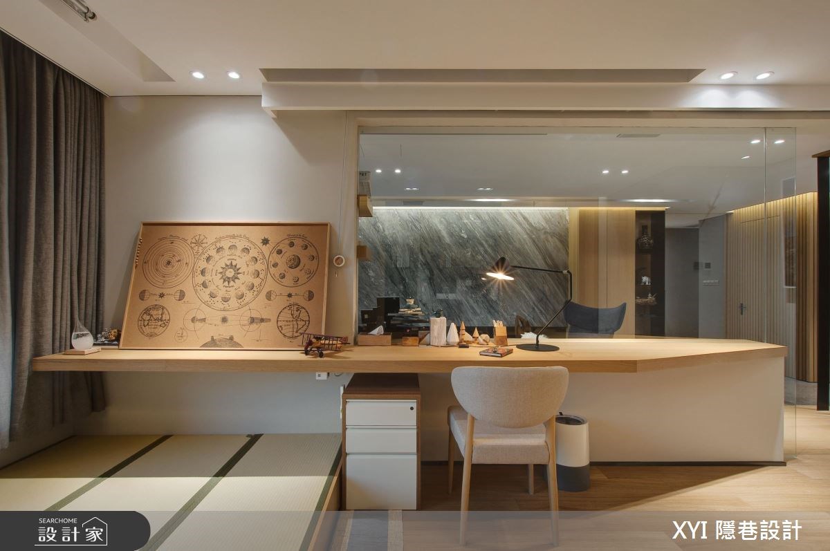 新成屋(5年以下)＿現代風書房臥榻案例圖片＿隱巷設計顧問有限公司＿隱巷_05青島漫月山之6
