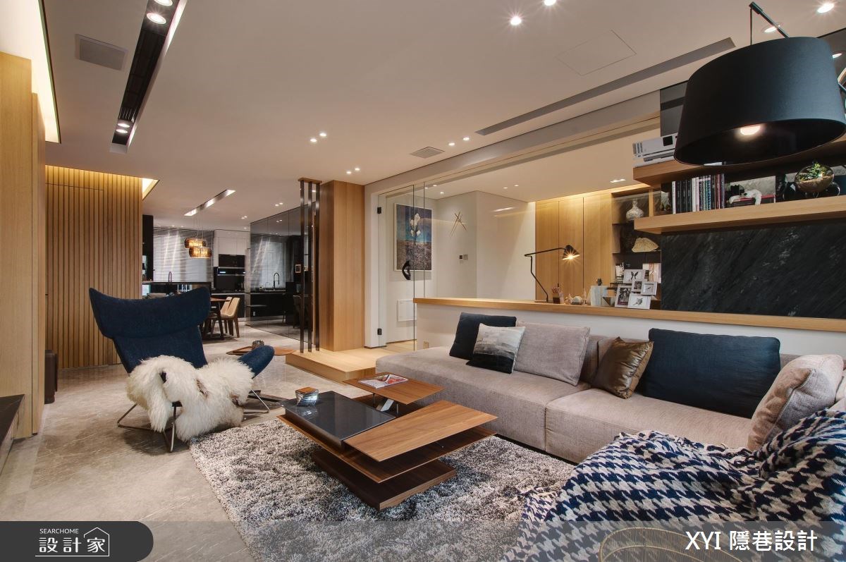 新成屋(5年以下)＿現代風客廳案例圖片＿隱巷設計顧問有限公司＿隱巷_05青島漫月山之7