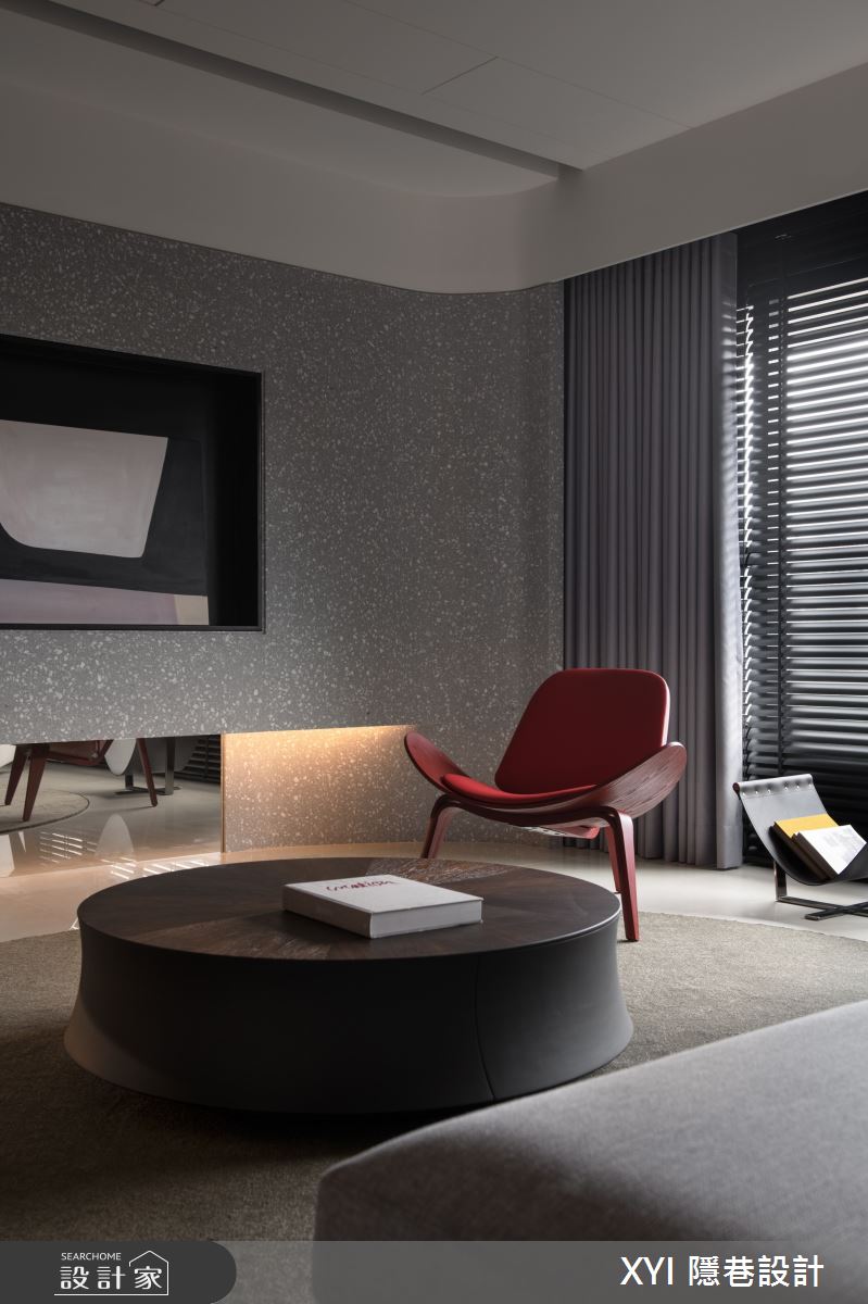 65坪新成屋(5年以下)＿現代風客廳案例圖片＿隱巷設計顧問有限公司＿隱巷_10敦北L邸之5