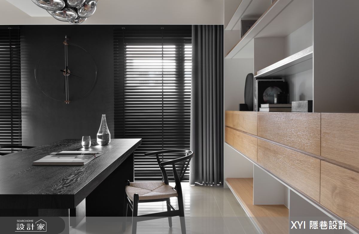 65坪新成屋(5年以下)＿現代風書房案例圖片＿隱巷設計顧問有限公司＿隱巷_10敦北L邸之9